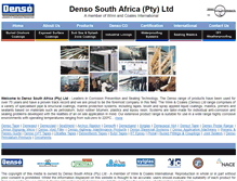 Tablet Screenshot of denso.co.za